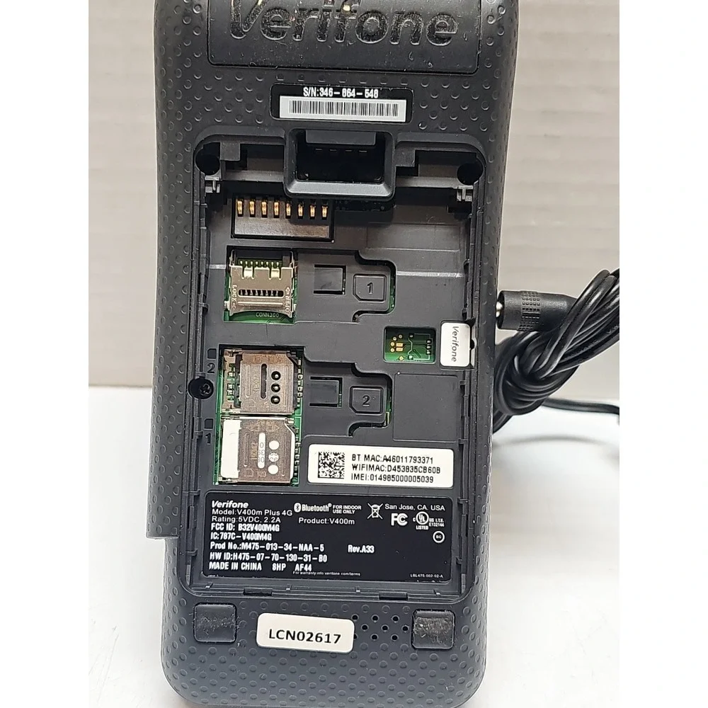 VERIFONE V400m 3G BLUETOOTH WiFi Contactless Payment Terminal TPE**